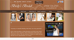 Desktop Screenshot of birdysbridal.com
